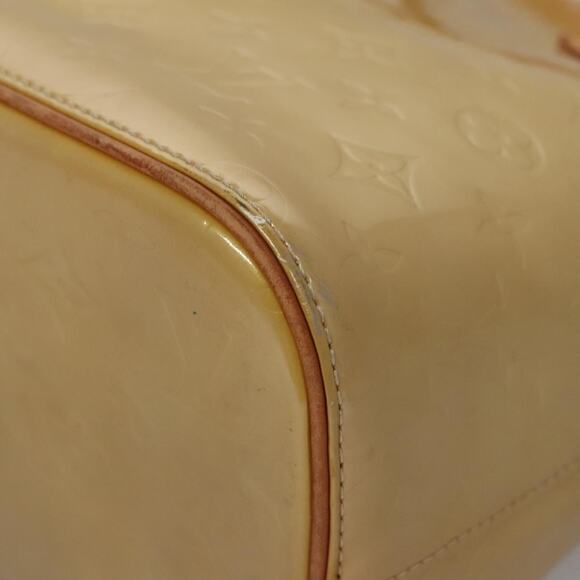 LOUIS VUITTON Monogram Vernis Houston Hand Bag Beige M91004 - Picture 16 of 16